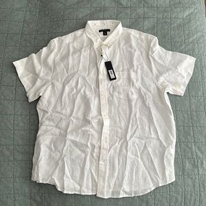 NEW - Banana Republic Castillo Linen Shirt - XXL Tall